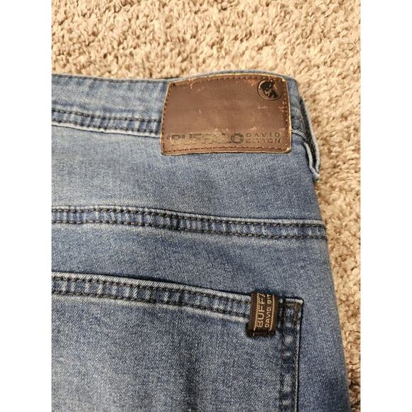 Buffalo David Bitton Jeans Men's 36x29 Blue Axel Slim Straight Stretch - Picture 8 of 8